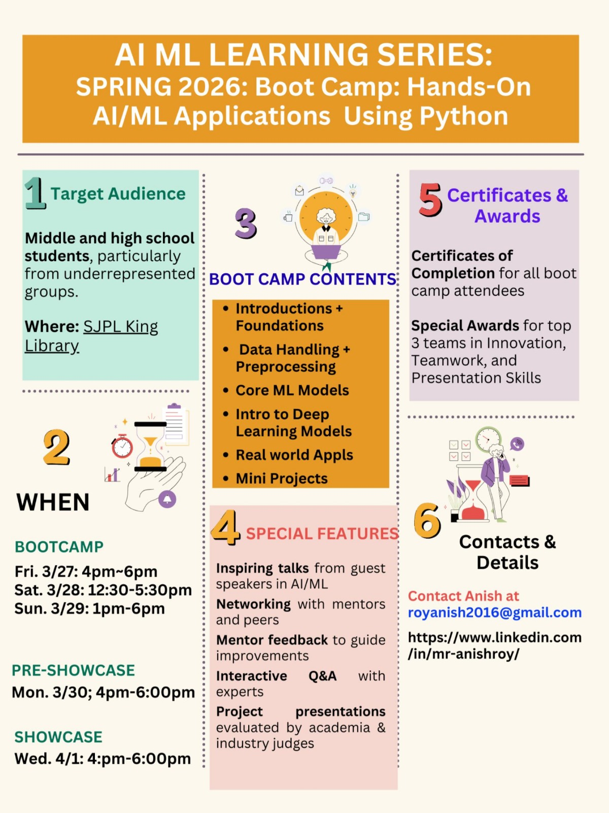 Spring 2026 AI/ML BootCamp Overview